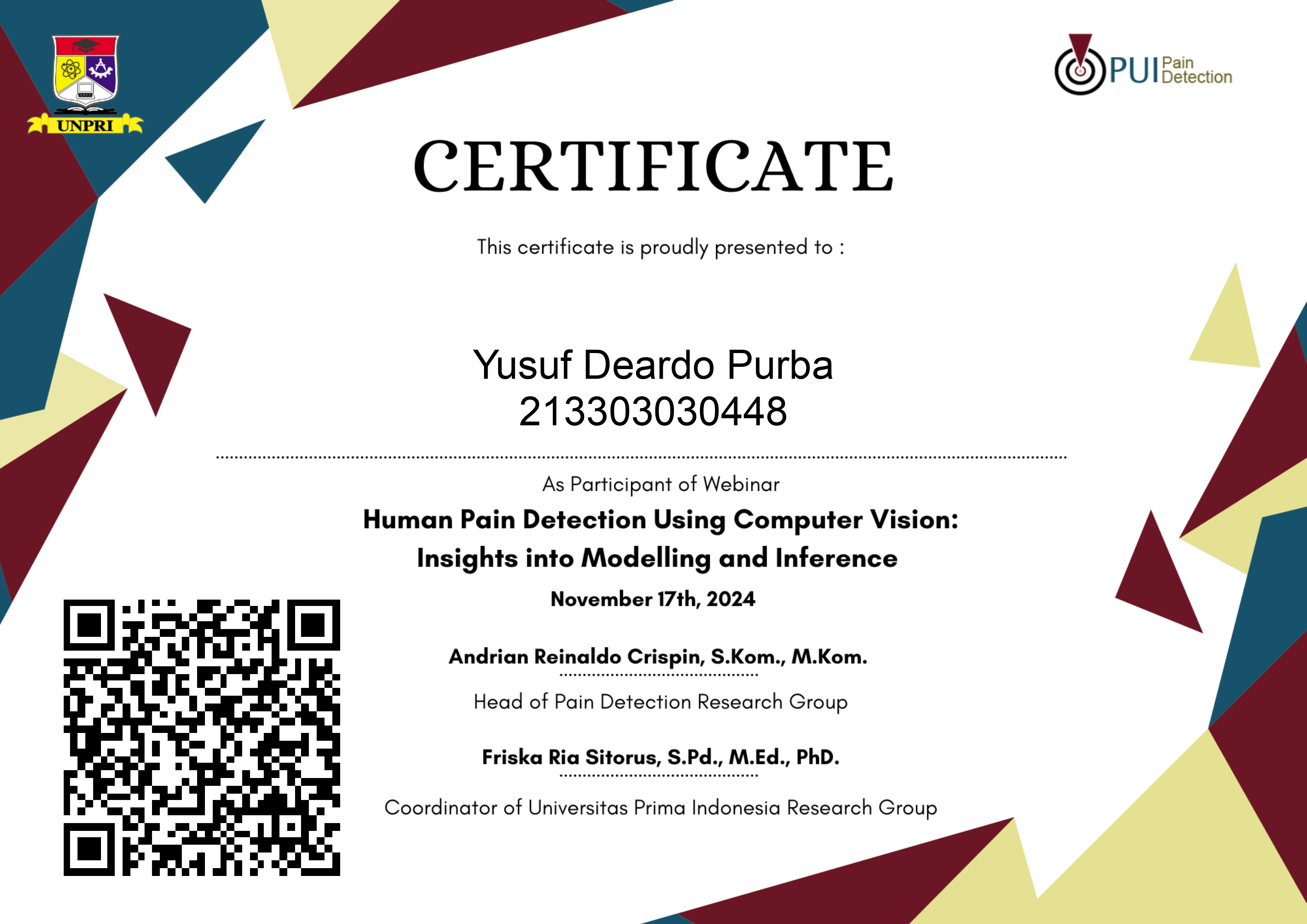 Participation Certificate