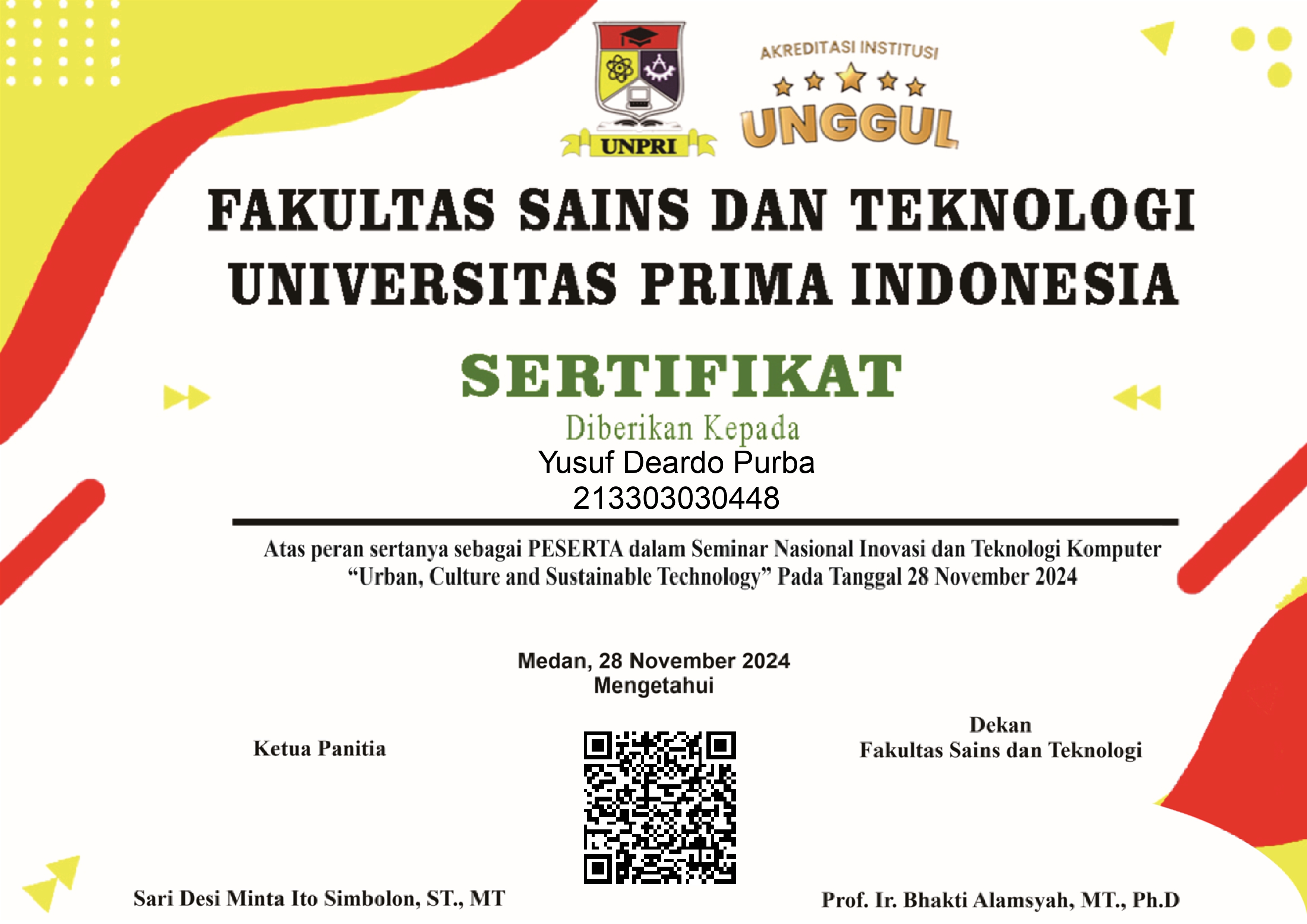 Participation Certificate