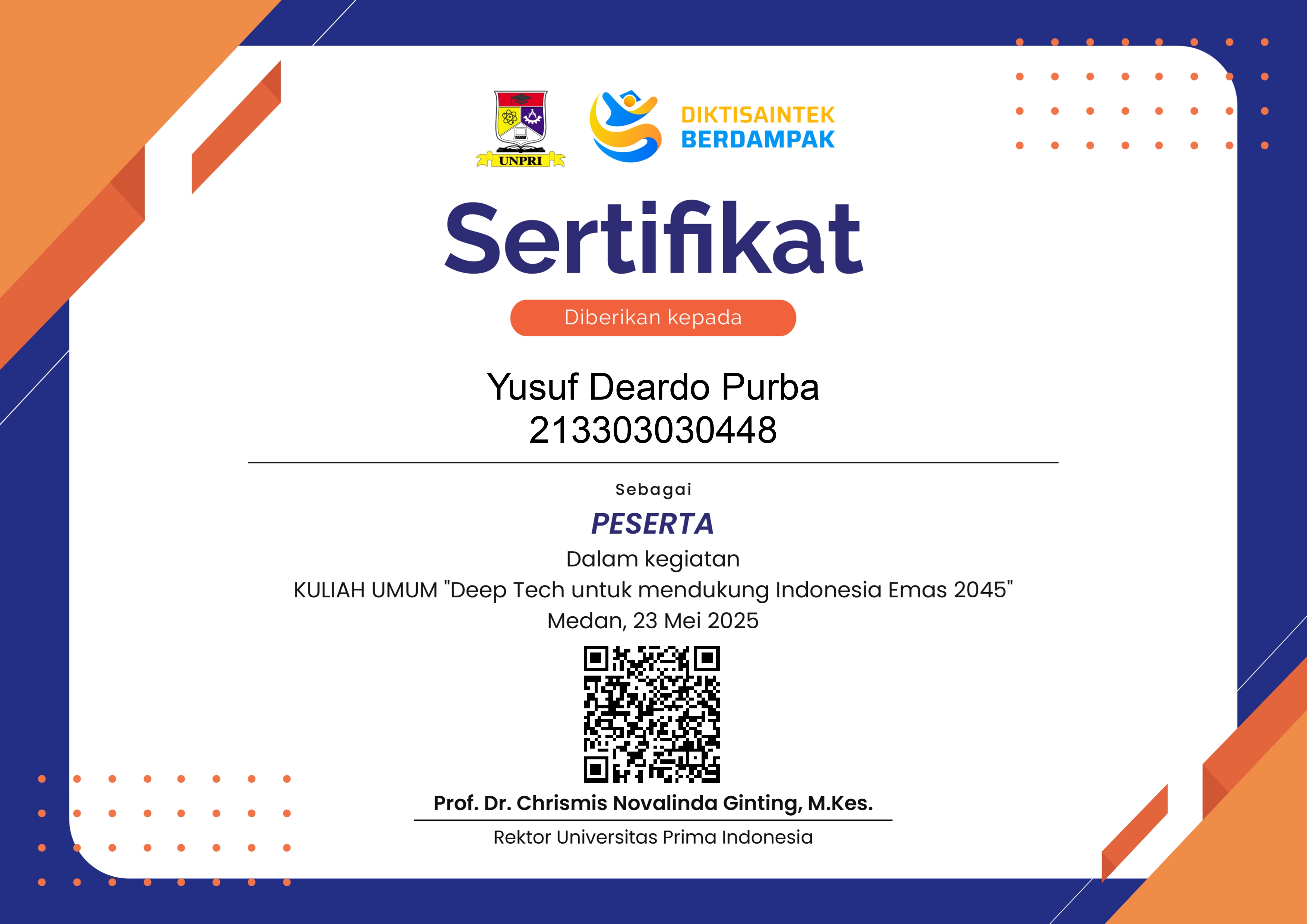 Participation Certificate